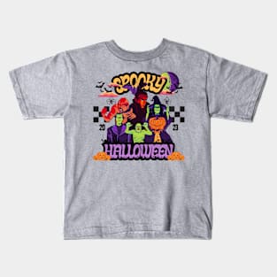 Monster Mash Spooky Halloween Kids T-Shirt